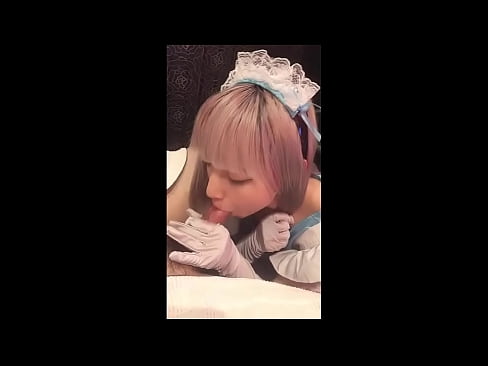 ❤️ Японский идол [mayuka], костюм французской горничной, часть 1, минет и дрочка с лосьоном ☑ Порнуха у нас ️❤