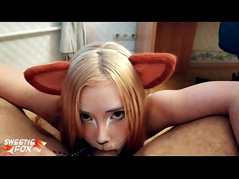 ❤️ Кицунэ заглотить хуй и сперма в рот ☑ Порнуха у нас ️❤